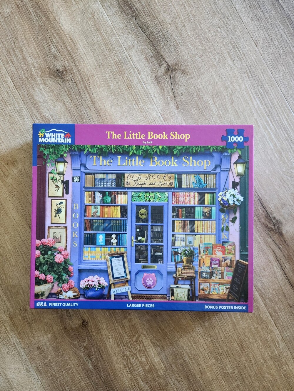 White Mountain The Little Book Shop 1,000 Piece Puzzle